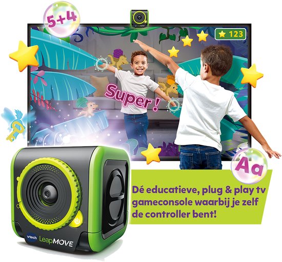 VTech Leapmove – Educatieve Spelcomputer – Inclusief 25 spellen – Speelgoed 4 jaar – Nederlands Gesproken