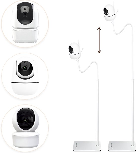 Lovinoo Babyfoonhouder - Universeel & Flexibel - Babyfoon Standaard / houder - Baby Camera Statief - Vloerstandaard