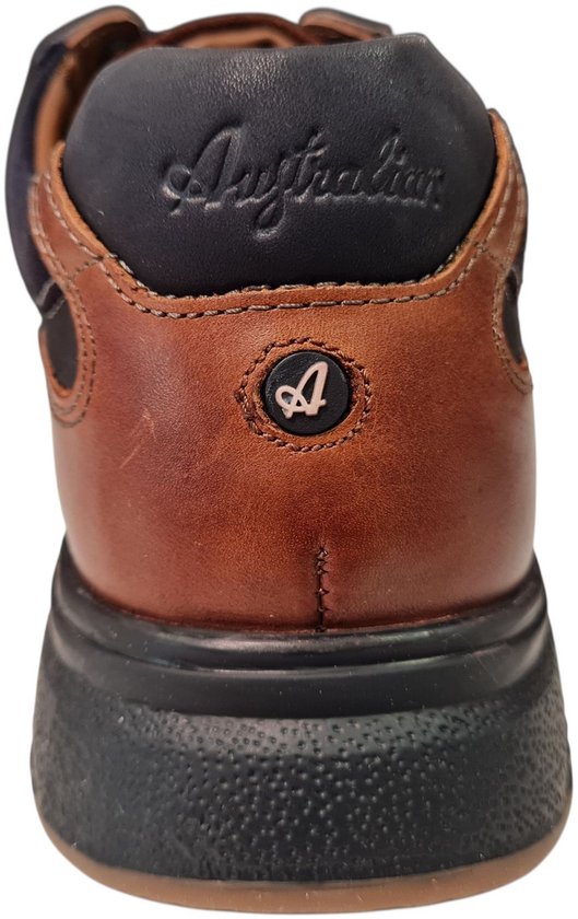 Baskets pour femmes Homme Australian Maurizio Blue Cuir Blauw - Taille 42