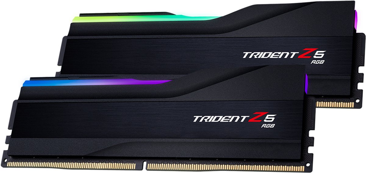 G.Skill 96 GB DDR5-5600 Kit werkgeheugen F5-5600J4040D48GX2-TZ5RK, Trident Z5 RGB, XMP