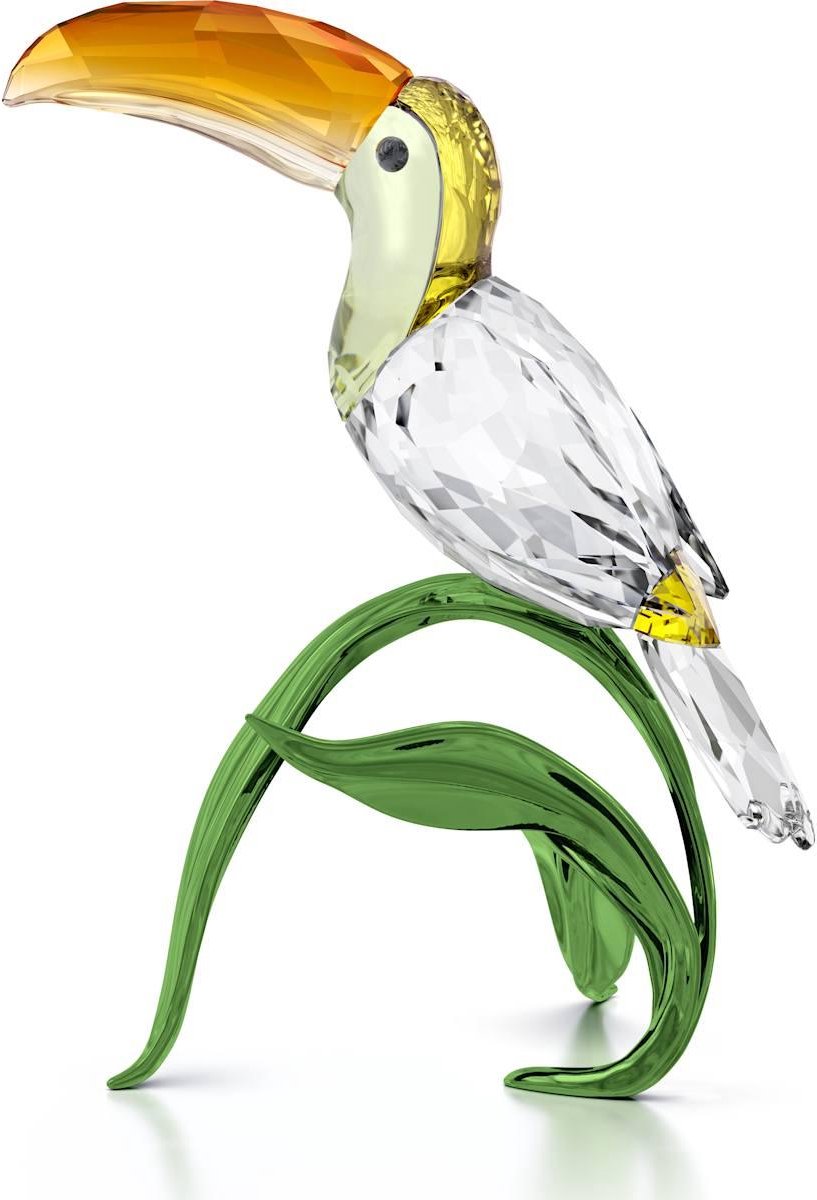 Swarovski Idyllia Toekan 5693142 beeldje | meerkleurig Swarovski beeldjes voor interieur decoratie kristalkunst verzamelaar cadeau