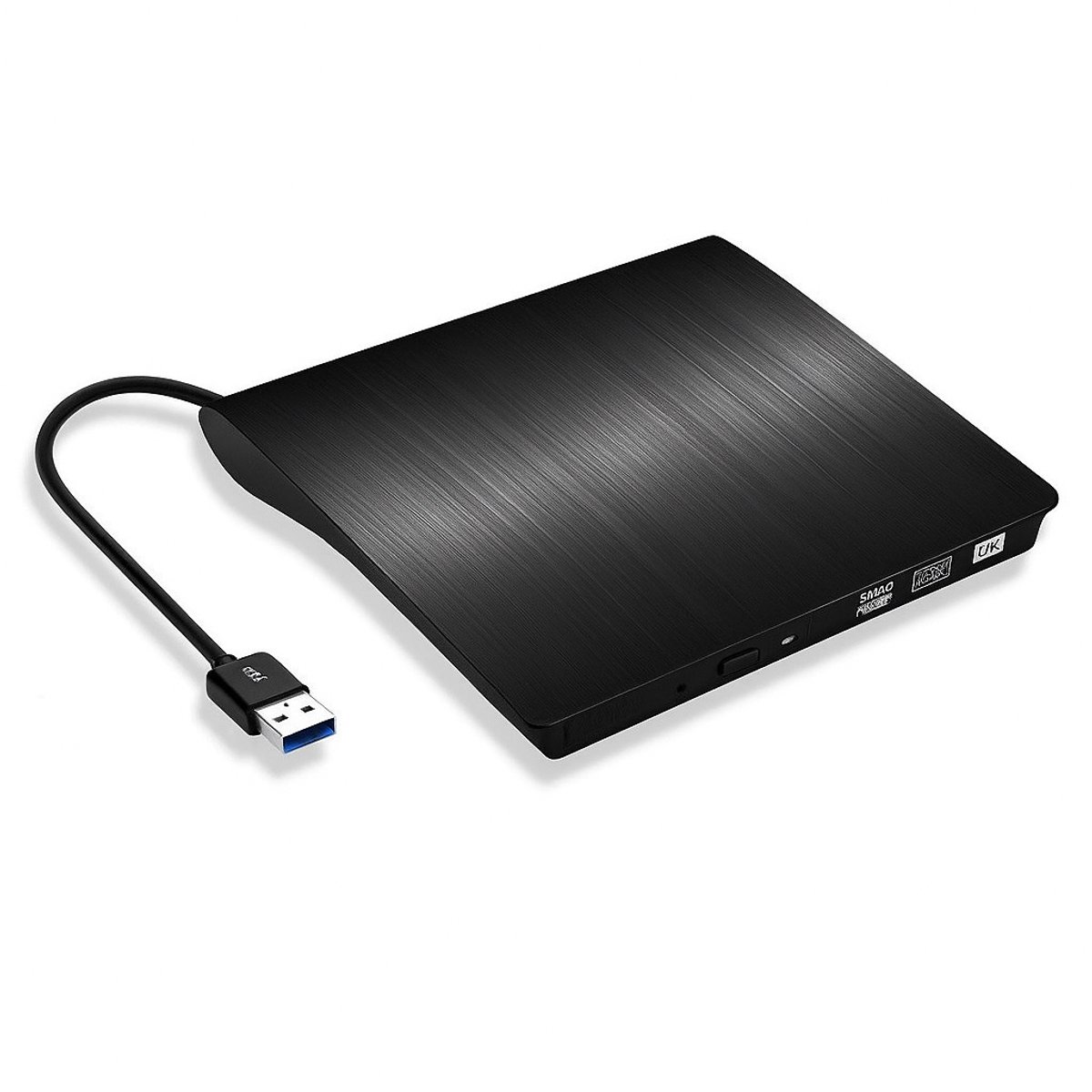 Externe dvd speler – Compacte cd speler en brander voor laptop en Windows – USB 3.0