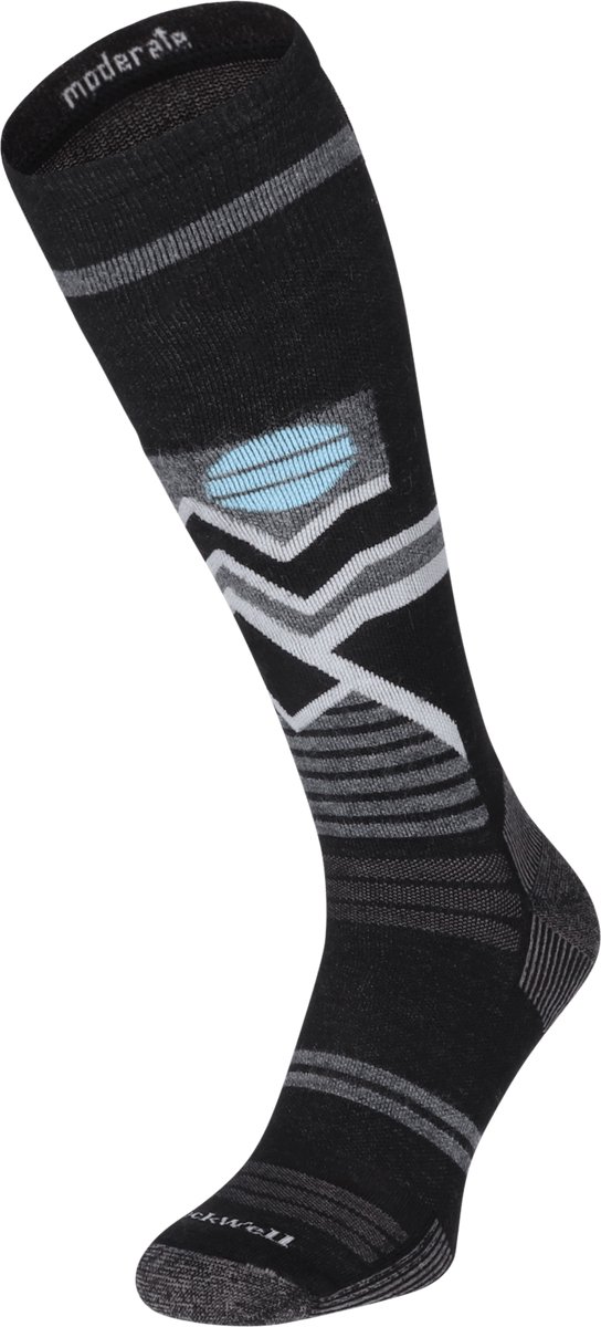 Sockwell - Snow Peak Heren Skisokken Klasse 1 Black - Maat 44-47
