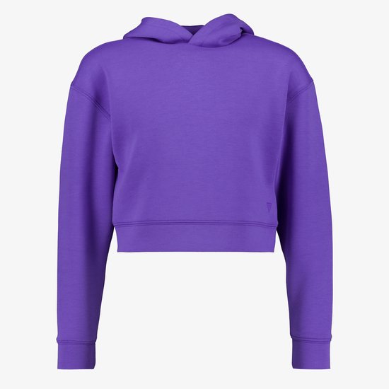 Sweat à capuche court violet Osagas pour fille - Taille 128