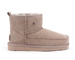 Warmbat Wallaby Suede boot Stitch Dames Laarzen - Taupe