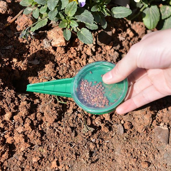 Tuingereedschapsset - Zaaddispenser - Zaaien Tuingereedschap - Geschikt Voor Vetplanten - Bonsaiplanten en Groentebeplanting - Voor Tuinliefhebbers - 7 Stuks - Tuinaccessoires - Tuinonderhoud — afbeelding 3