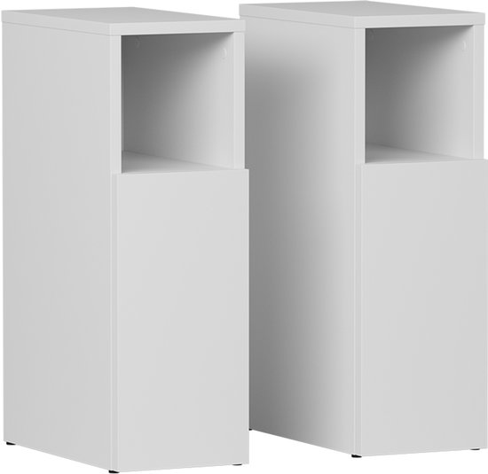 Vicco Enton Nachtkastje – Set van 2 Wit