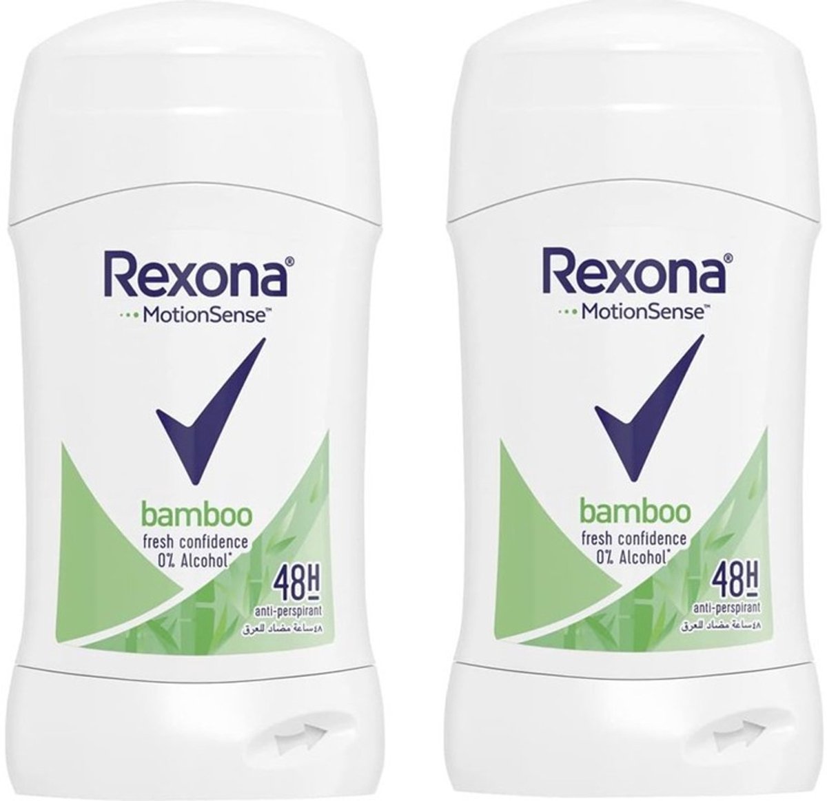 Rexona Deo Stick - Bamboo - Voordeelverpakking 2 x 40 g