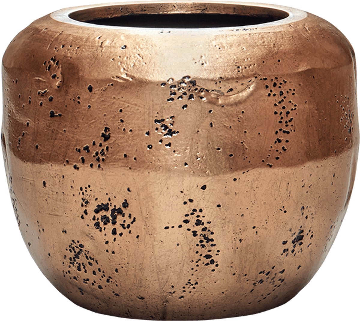 Baq - Plantenbak - Opus Collectie - Ø 50 cm x H 40 cm - Goud- Opening 31 cm