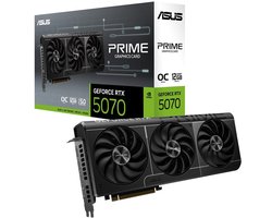ASUS PRIME NVIDIA GeForce RTX 5070 OC - Videokaart - 12GB - GDDR7 - PCIe 5.0 - 1x HDMI 2.1b - 3x DisplayPort 2.1a