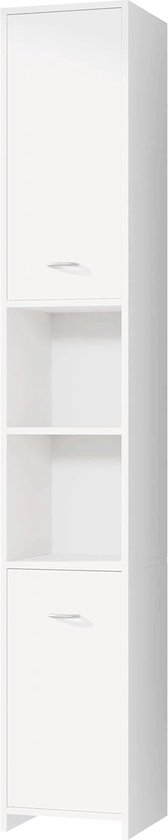 Xbro Badkamerkast met wasmand, hoge badkamerkast, 170 x 37 x