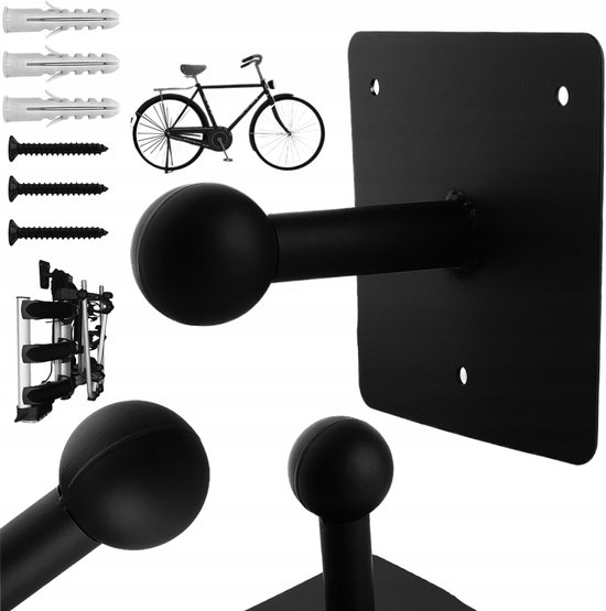 Foto: Fietsen opbergrek wandmontage tot 50kg draagvermogen universele fietsenhouder eenvoudige installatie voor garage en kelder
