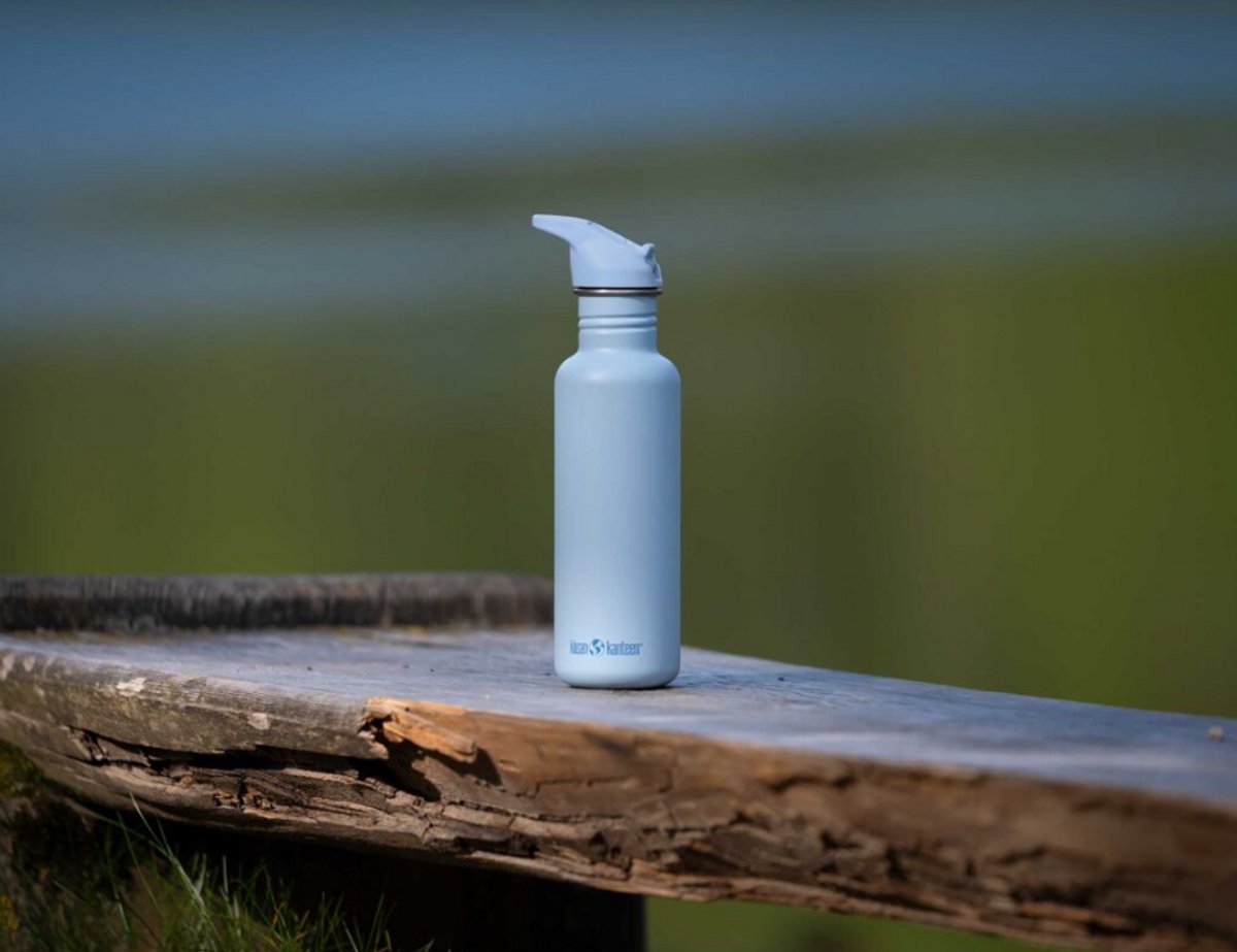 Klean Kanteen Classic Single Wall 800ml - Flip Sport Cap Clear Sky thumbnail 3