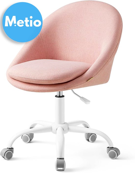 Metio bureaustoel – verstelbaar – compact – pastel roze