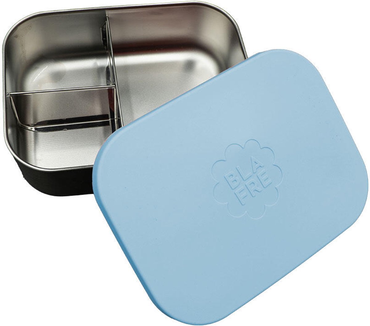 Blafre rvs lunchbox - blauw
