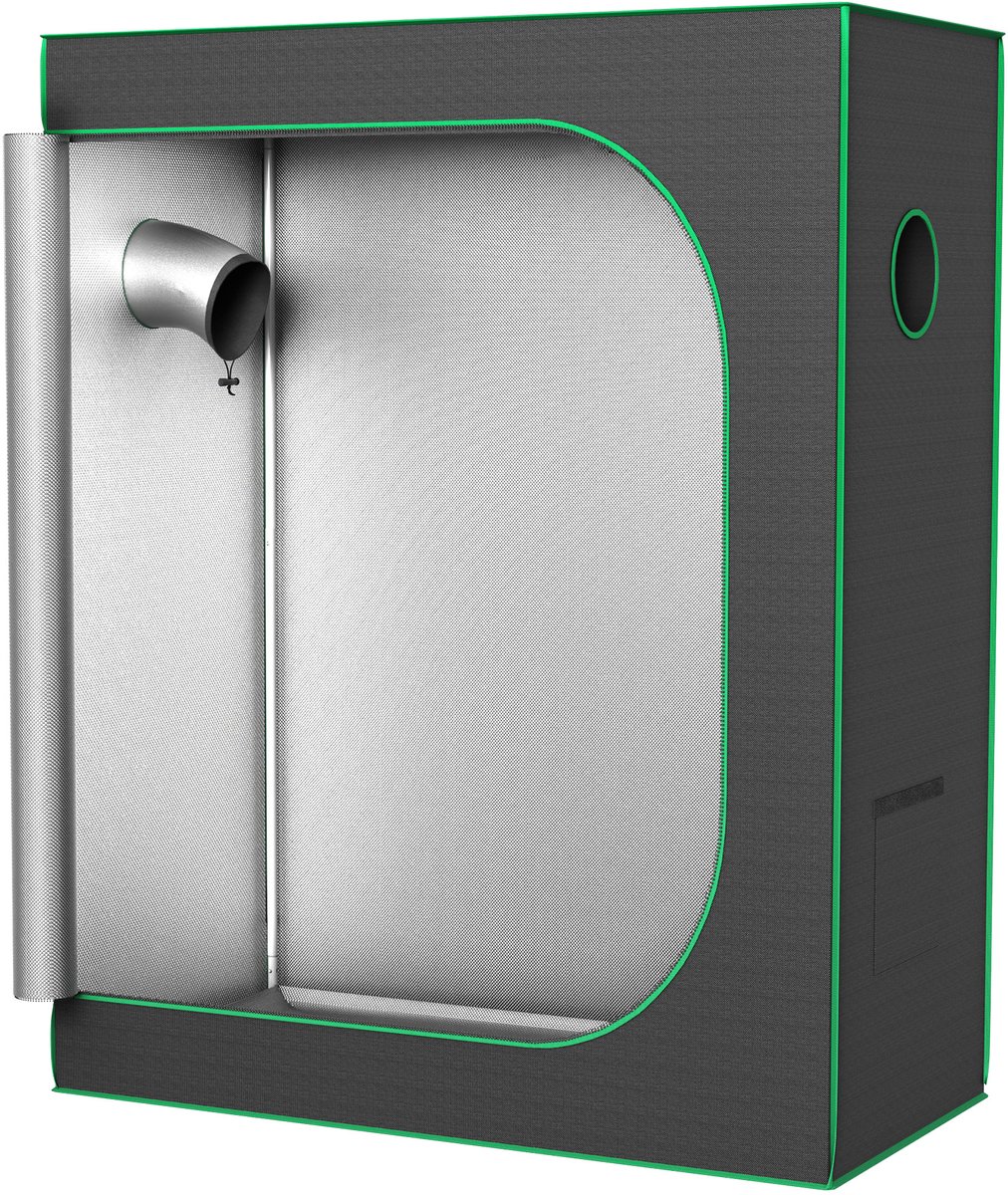 Aufun plantentent – 120x60x150 cm – plantenkast – kweekbox voor groenten en kruiden – binnentuin – antraciet