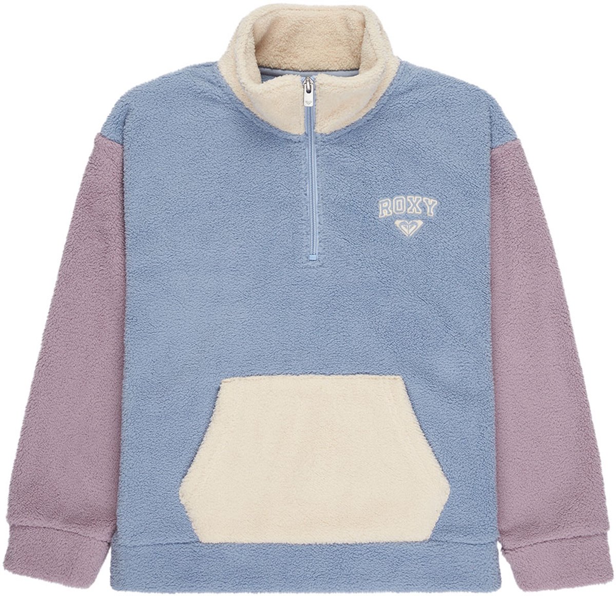 Roxy Lazy Weekend Fleece Jas 8 Years Meisjes Blauw