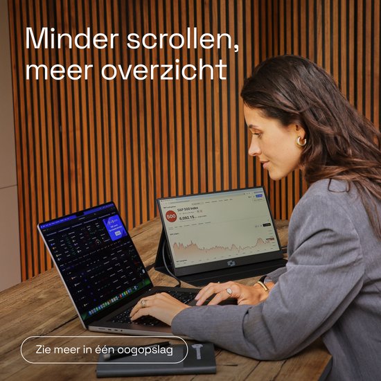 SCREENMATE Lite met Touchscreen | 15,6 inch - 1920x1080 (Full HD) - IPS (In-Plane Switching
