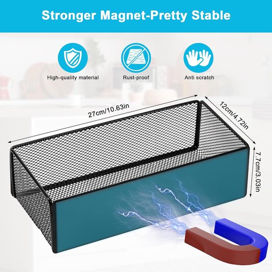 Magnetische Gootsteenafvoermand, Geen Boren Driehoekige