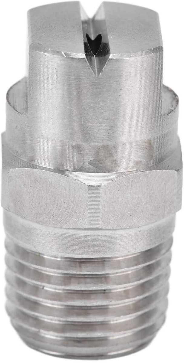 Allecto Plus - Roestvrijstalen Flat Fan Spray Tips Verpakking van 2 - Duurzaam en Verstelbaar - Brede Sproeihoek - 1/4 inch Draadmaat (95)