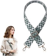 Nogeqi Luipaardpatroon, tasriemen om te wisselen, verstelbare riem voor schoudertas, tasriem, goud, breed, 3,8 cm, riem voor schoudertas, schouderriem, tas voor dames en meisjes, doe-het-zelf