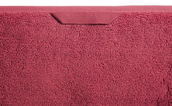 Beddinghouse Sheer set de 3 Serviettes invité d'invité - 30x50 cm - Rouge