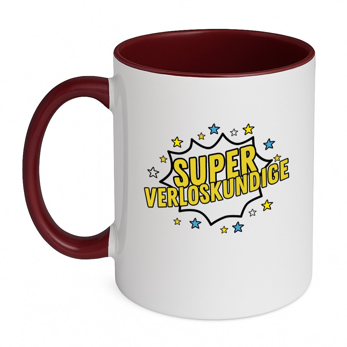 Hacebo® - Super verloskundige koffiebeker bordeaux - Verloskundige - dokter - thee mok - koffie beker - werk - afscheidscadeau - verjaardagscadeau - kado - koffiemok - 350 ML inhoud