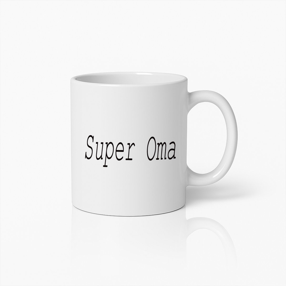 Super Oma Mok – Leuk Cadeau voor Grootmoeder – Koffiebeker voor de Beste Oma ter Wereld