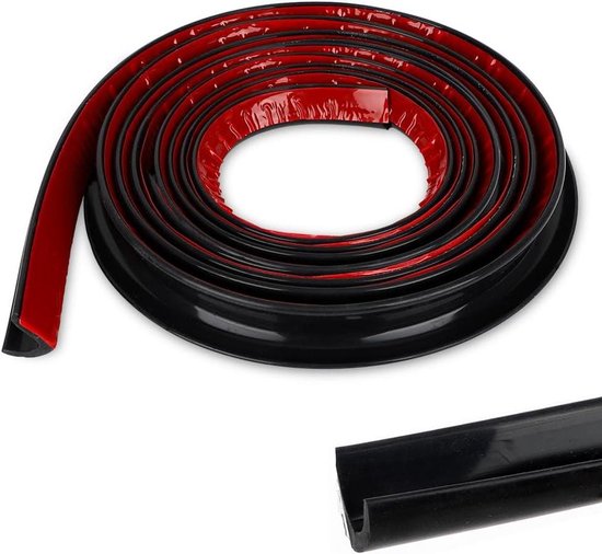J Shape RV-regengoot, 5 meter, 2,5 cm, zelfklevende achterkant