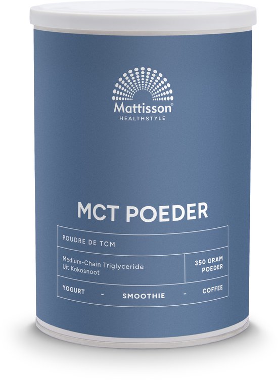 Mattisson Mct poudre de noix de coco pure - 350 grammes