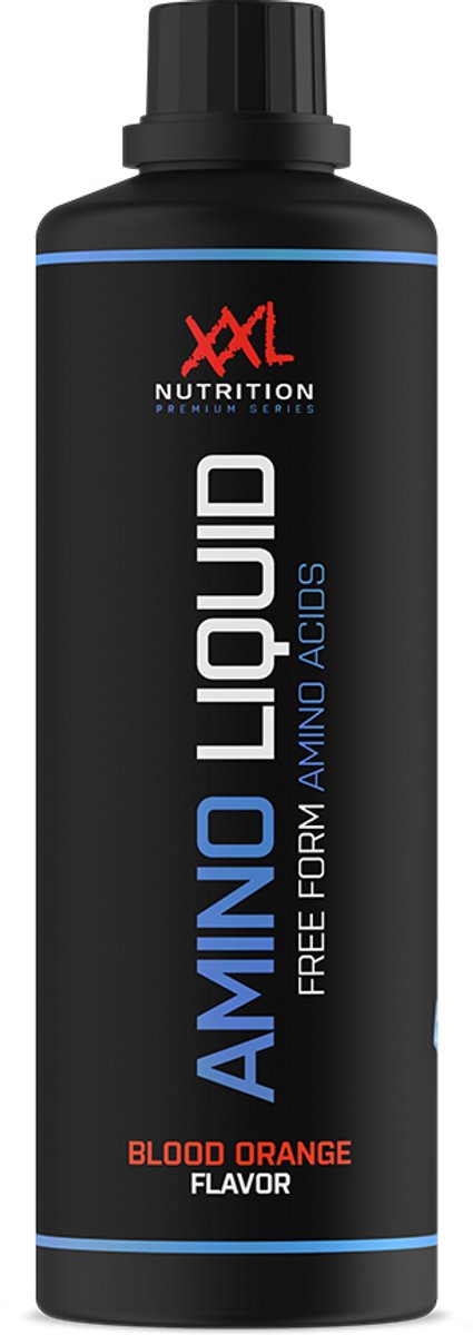 Goedkoopste XXL Nutrition - Amino Liquid - Vloeibare Essentiële Aminozuren BCAA - Blood Orange Flavor - 1000 ml
