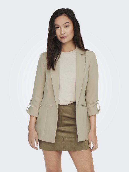 ONLY Onlkayle-orleen 3/4 Mouw Blazer Dames - Elegante Blazer Met Opslagregels, Regular Fit En Onderhoudsvriendelijk