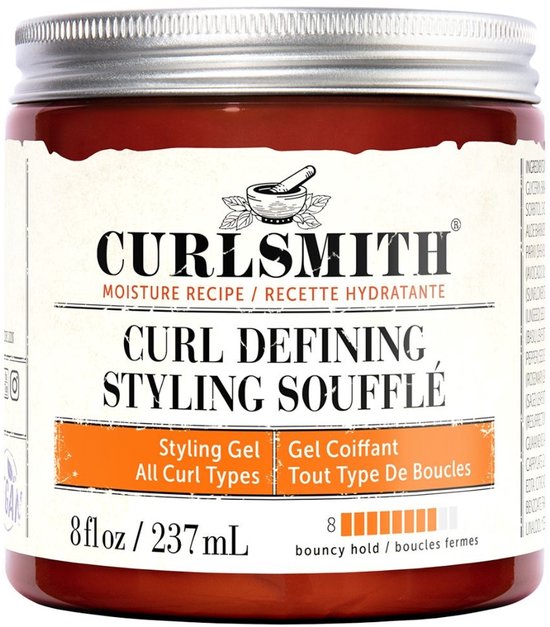 Curlsmith Curl Defining Soufflé – Styling Gel voor Krullen 237ml – Sterke Hold & Anti-Pluis