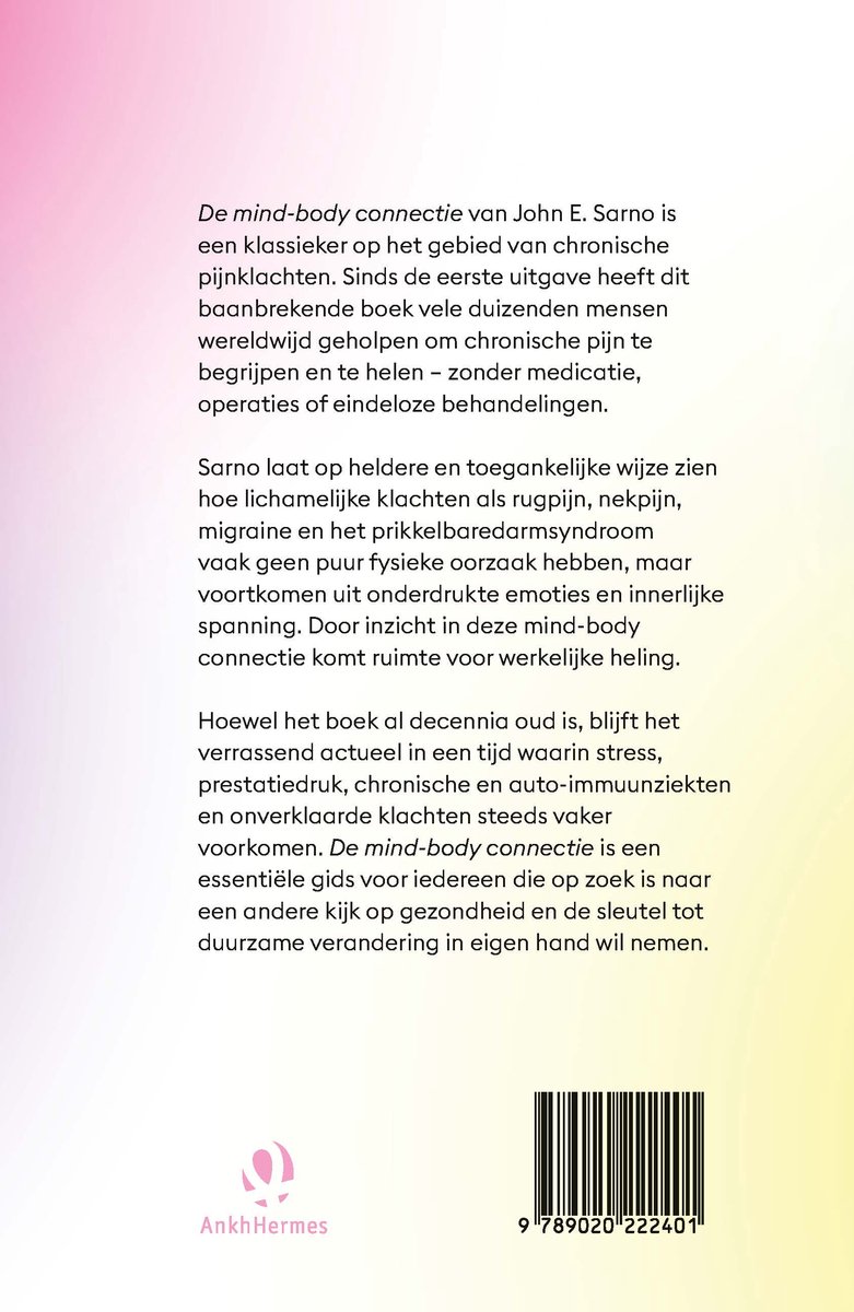De mind-body connectie - back cover