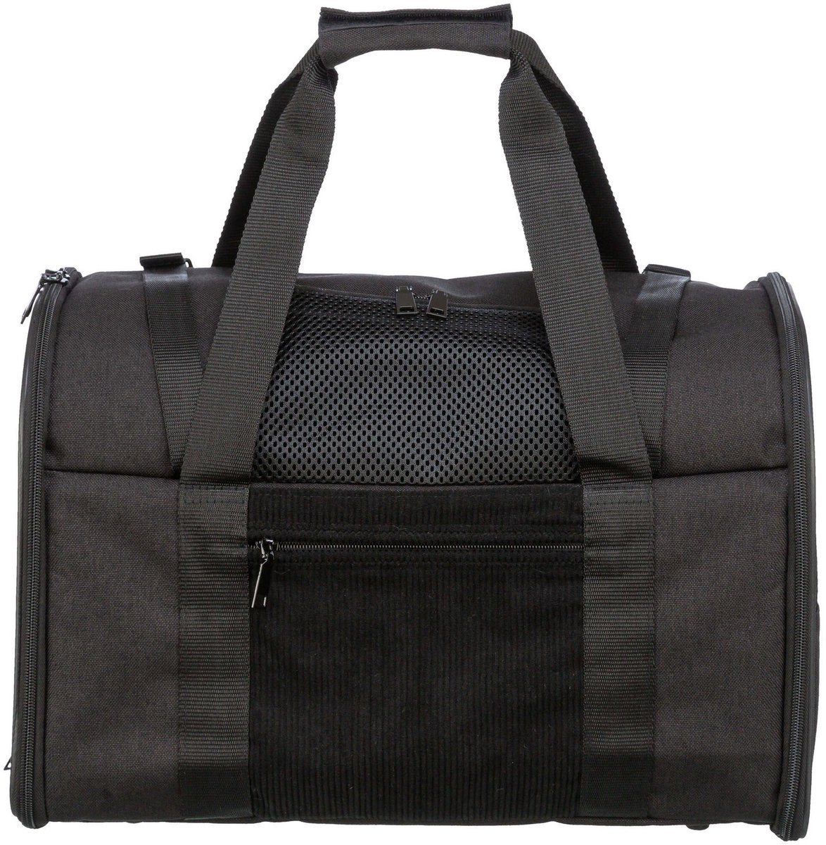 Trixie - Honden Rugtas - Rugzak Connor - Hele Kleine Honden - Tot 8 Kg - Zwart / Grijs - 42X21X29 CM