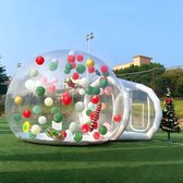 Opblaasbare Bubbeltent – Transparante Tent – Partytent – Kampeertent – Evenemententent – 2,5 Meter Diameter – Stevig 0,52 Mm PVC