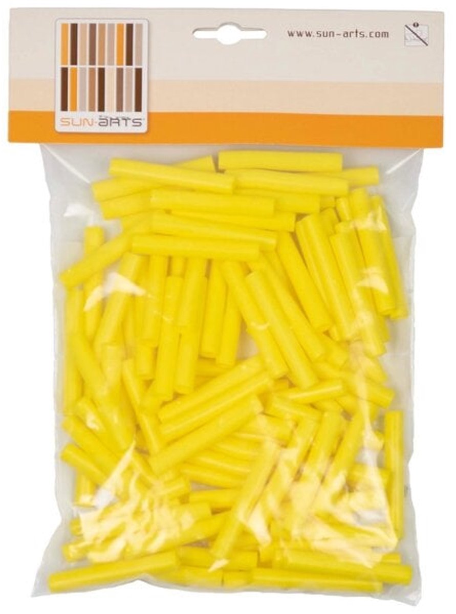 Sun Arts 250 stuks hulzen geel