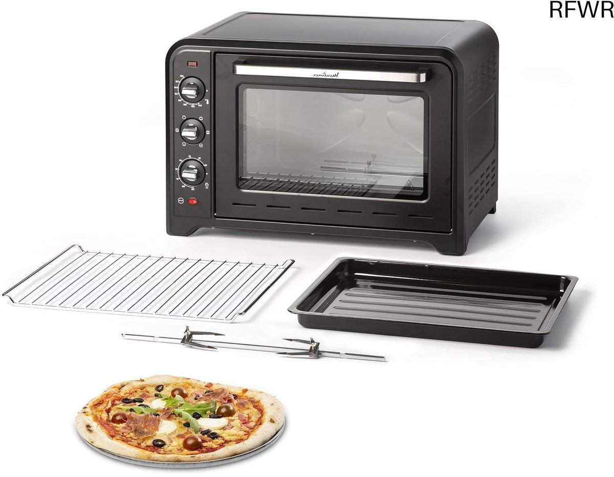 RFWR® Elektrische oven met draaiwarmte en 7 kookmodi - 60 L