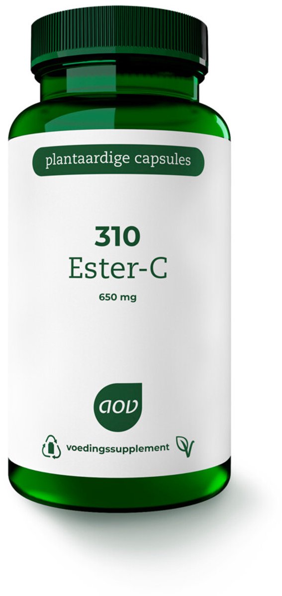 AOV - 310 Ester C (650 mg) - 2 x 60 vegacapsules - Voordeelverpakking