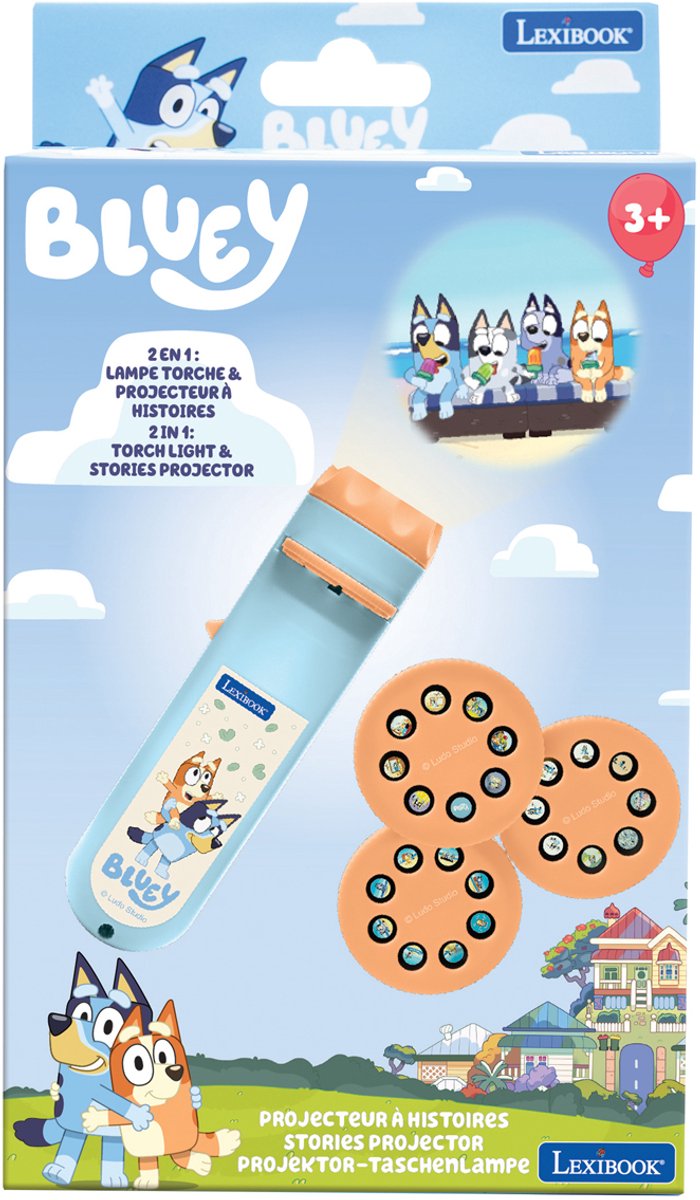 Lexibook - Bluey - Verhalenprojector en Zaklamp van Lexibook — afbeelding 5