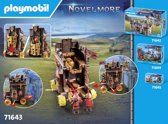 Playmobil Novelmore 71644 - Combattants, Dragons Et Canon - Neuf
