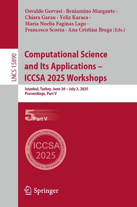 Springer Nature Proceedings Computer Science 5 - Computation ... - cover