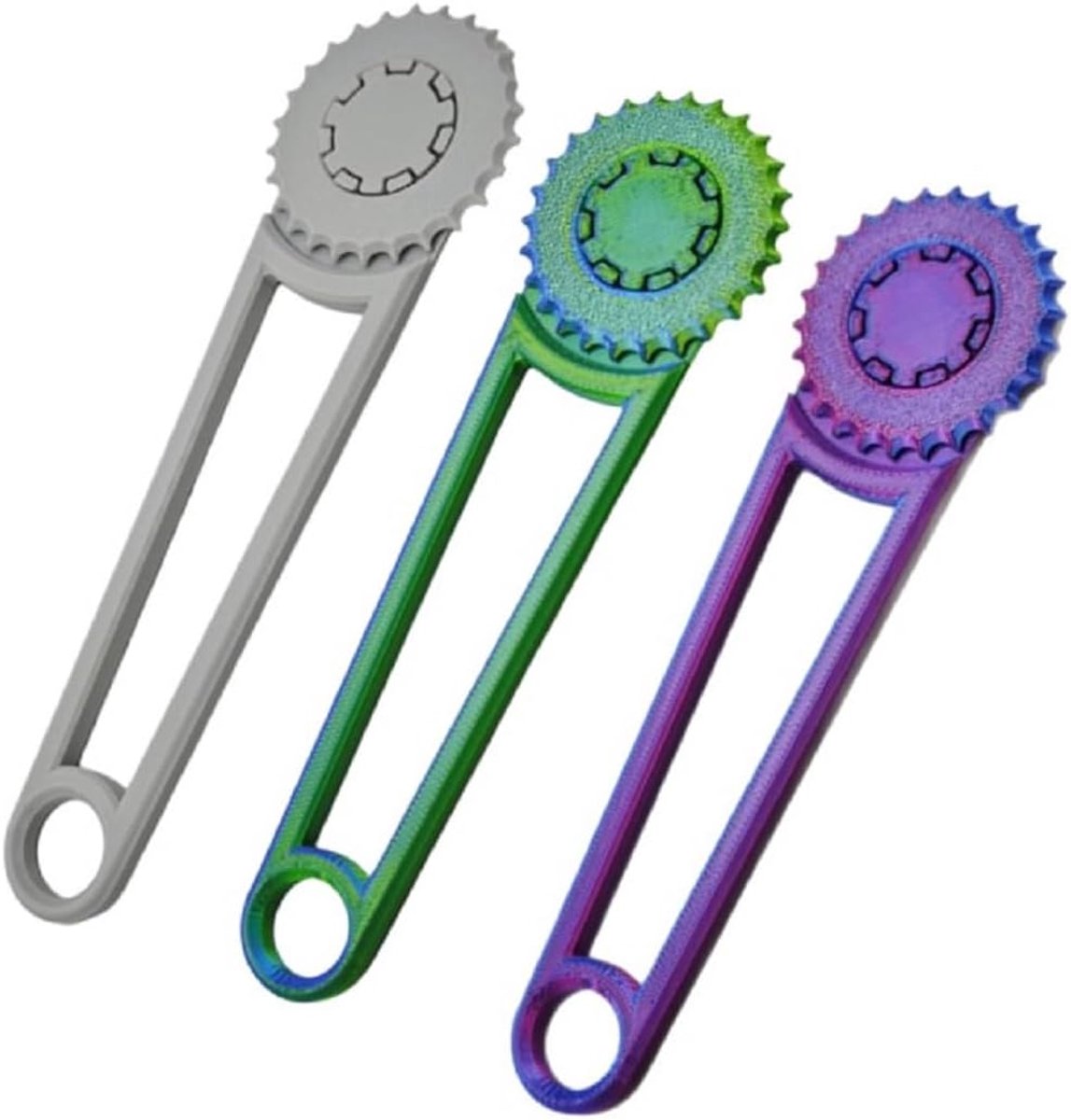 Kartonnen Doos Aanpassingsgereedschap 3-Pack - Perforator - Met Professionele Indrukrollen - Doosverkleiner & Maatwijziger - Voor Transport & Opslag - 3 Kleuren (Zilver, Groen, Paars)