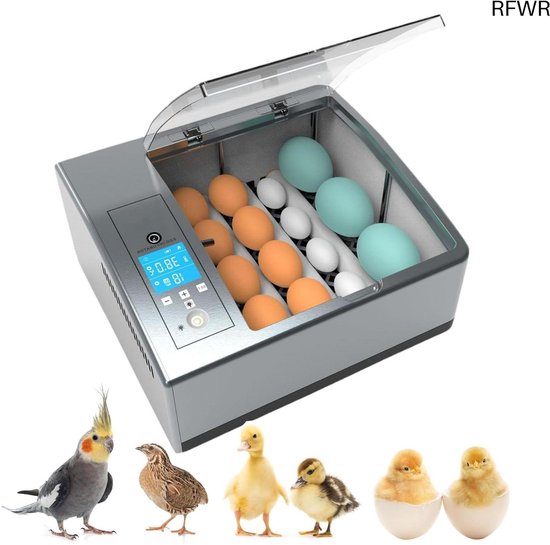 Wiltec automatische broedmachine voor 24 eieren