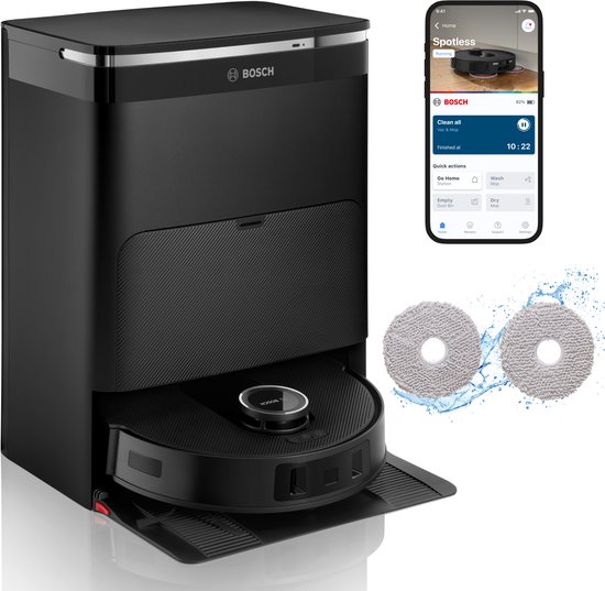 Bosch BCRDW3B robotstofzuiger 0,275 l Zakloos Zwart - Bosch - €799,00