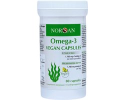 Norsan Omega 3 Natuurlijke Levertraan Vegan 80 capsules