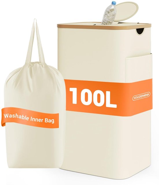 WOWLIVE Boodschappenflessenverzamelbak, 110 liter, flessenverzamelaar