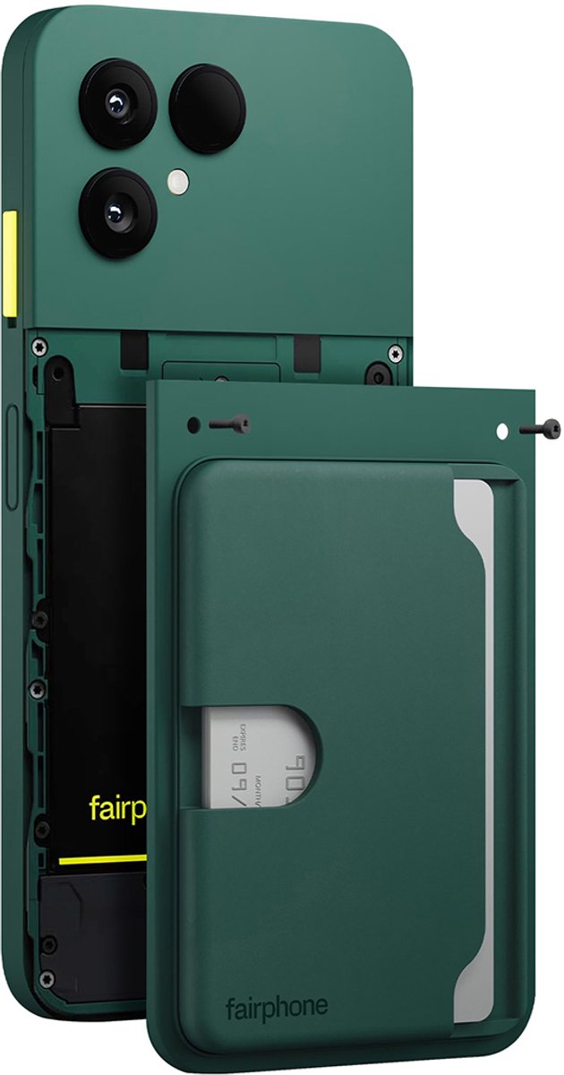Fairphone 6 Stijlvolle en Duurzame Kaarthouder Forest Green
