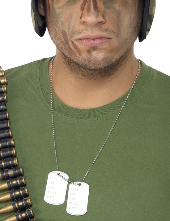 Dogtags | Leger naamplaatjes aan ketting