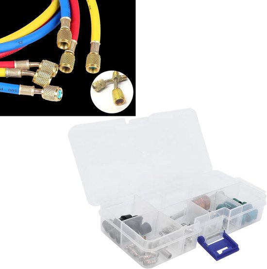 Ventiel Kernen Demontage Remover Installer Tool - Airconditioner Ventiel - 46 Stks/set voor R410/R22/R134a — afbeelding 2